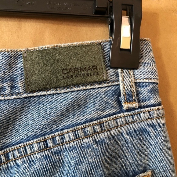 LF | CARMAR Alexander Ezra Rhinestone Star Side Stripe Distressed Jeans Size 24 - Picture 16 of 16